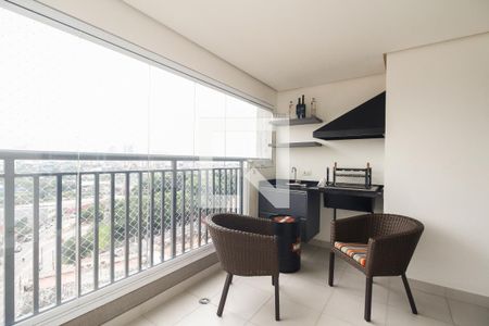 Varanda Gourmet de apartamento para alugar com 3 quartos, 82m² em Cidade Mãe do Céu, São Paulo