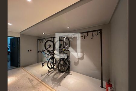 Bicicletario de kitnet/studio para alugar com 0 quarto, 23m² em Brooklin Paulista, São Paulo