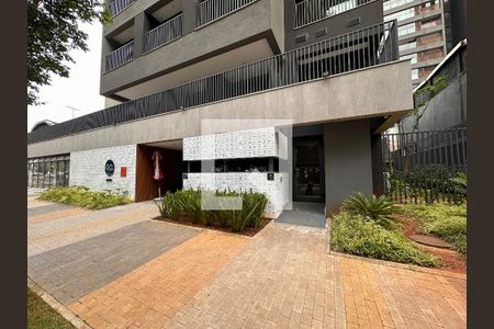 Fachada de kitnet/studio para alugar com 0 quarto, 23m² em Brooklin Paulista, São Paulo