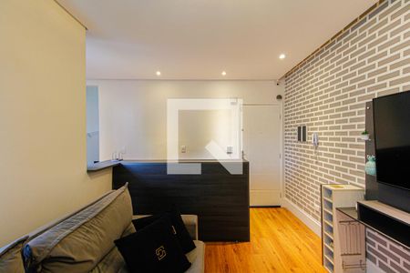 Sala de apartamento à venda com 2 quartos, 90m² em Vila Camilópolis, Santo André