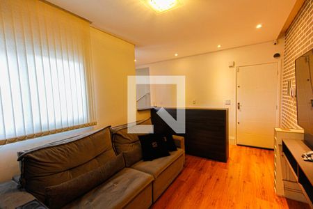 Sala de apartamento à venda com 2 quartos, 90m² em Vila Camilópolis, Santo André