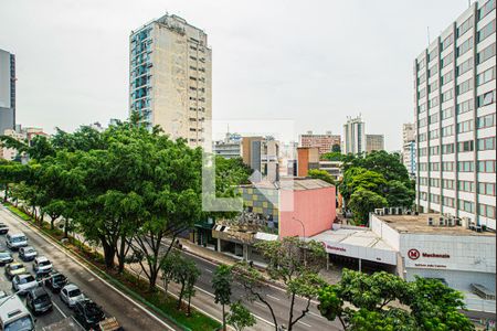 Vista Sala/Quarto de kitnet/studio para alugar com 1 quarto, 33m² em Consolação, São Paulo