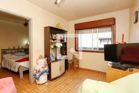 Sala de apartamento à venda com 1 quarto, 46m² em São Sebastião, Porto Alegre