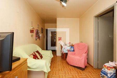 Sala de apartamento à venda com 1 quarto, 46m² em São Sebastião, Porto Alegre