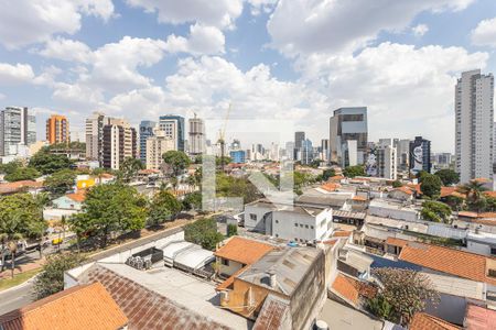 Vista da Sala de apartamento à venda com 1 quarto, 27m² em Pinheiros, São Paulo