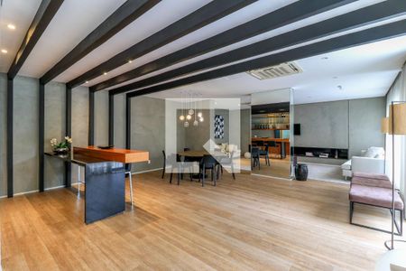 Apartamento para alugar com 33m², 1 quarto e 1 vaga Apartamento para alugar com 33m², 1 quarto e 1 vagaÁrea comum - Salão de festas