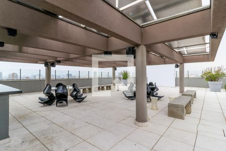 Apartamento para alugar com 33m², 1 quarto e 1 vaga Apartamento para alugar com 33m², 1 quarto e 1 vagaÁrea comum - Churrasqueira