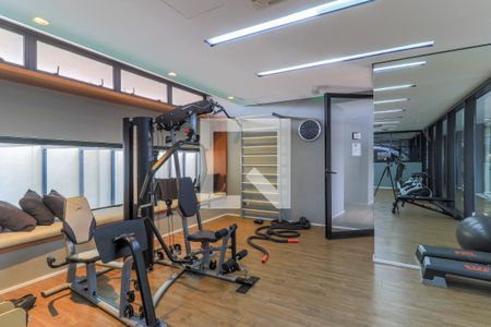 Apartamento para alugar com 33m², 1 quarto e 1 vaga Apartamento para alugar com 33m², 1 quarto e 1 vagaÁrea comum - Academia