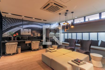 Apartamento para alugar com 33m², 1 quarto e 1 vaga Apartamento para alugar com 33m², 1 quarto e 1 vagaÁrea comum - Lavanderia