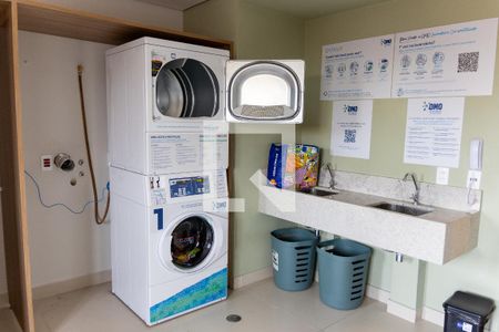 Studio para alugar com 27m², 1 quarto e sem vagaLavanderia