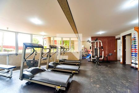 Área comum - Academia de apartamento para alugar com 1 quarto, 87m² em Jardim Bela Vista, Santo André