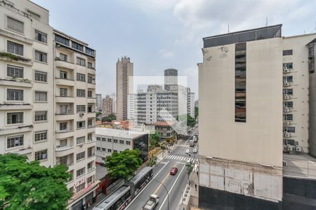 Vista da Sala de apartamento à venda com 2 quartos, 35m² em Bela Vista, São Paulo