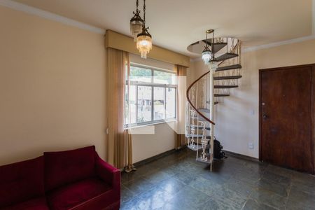 Sala de apartamento à venda com 4 quartos, 250m² em São Lucas, Belo Horizonte