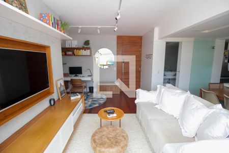 Sala de Estar de apartamento para alugar com 2 quartos, 90m² em Botafogo, Rio de Janeiro