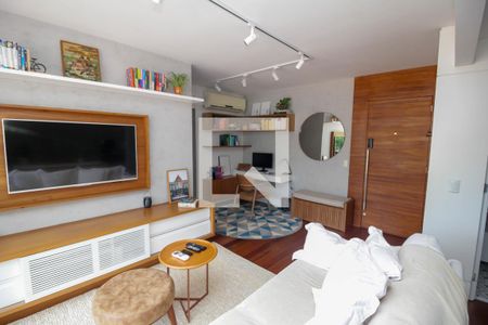 Sala de Estar de apartamento para alugar com 2 quartos, 90m² em Botafogo, Rio de Janeiro