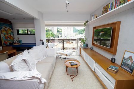 Sala de Estar de apartamento para alugar com 2 quartos, 90m² em Botafogo, Rio de Janeiro