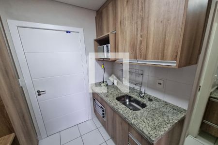 Cozinha de kitnet/studio para alugar com 1 quarto, 22m² em Iguatemi, Ribeirão Preto