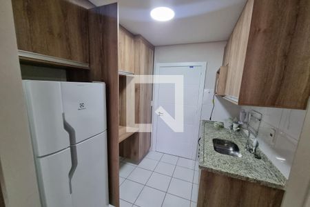 Cozinha de kitnet/studio para alugar com 1 quarto, 22m² em Iguatemi, Ribeirão Preto