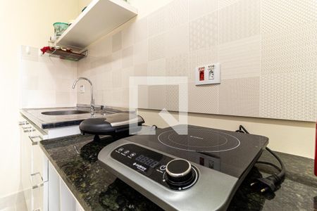 Studio à venda com 31m², 1 quarto e 1 vagaCozinha - Cooktop
