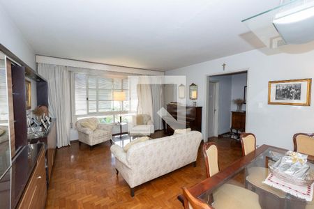 Sala de apartamento à venda com 4 quartos, 167m² em Consolação, São Paulo