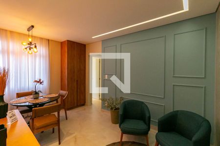 Sala de apartamento à venda com 3 quartos, 65m² em Nova Suíssa, Belo Horizonte