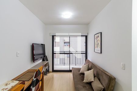 Sala/cozinha de apartamento para alugar com 1 quarto, 32m² em Pompeia, São Paulo