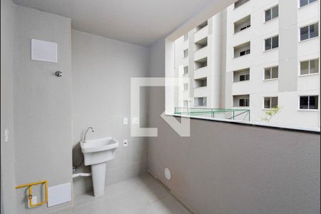 Varanda da Sala de apartamento para alugar com 2 quartos, 43m² em Vila das Bandeiras, Guarulhos