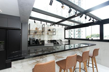Varanda gourmet/Cozinha de apartamento à venda com 3 quartos, 150m² em Tatuapé, São Paulo
