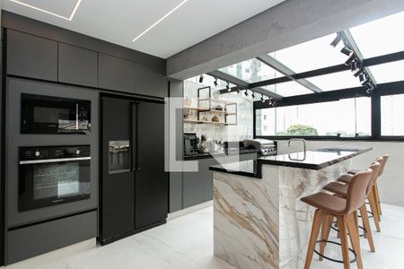 Varanda gourmet/Cozinha de apartamento para alugar com 3 quartos, 150m² em Tatuapé, São Paulo