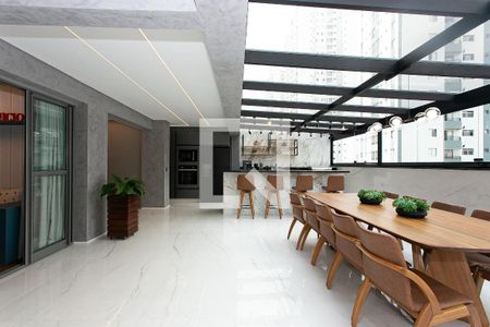 Varanda gourmet/Cozinha de apartamento à venda com 3 quartos, 150m² em Tatuapé, São Paulo