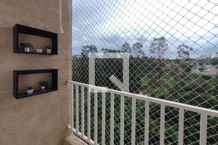 Varanda da Sala de apartamento à venda com 2 quartos, 47m² em Jardim Samambaia, Campinas