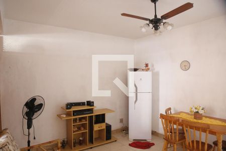 Sala de apartamento para alugar com 1 quarto, 60m² em Boqueirão, Praia Grande