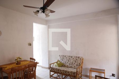 Sala de apartamento para alugar com 1 quarto, 60m² em Boqueirão, Praia Grande
