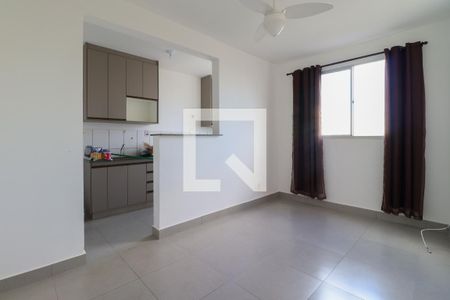 Sala de apartamento para alugar com 2 quartos, 53m² em Condomínio Mirante Sul, Ribeirão Preto