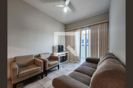 Sala de apartamento para alugar com 2 quartos, 68m² em Jardim Tejereba, Guarujá