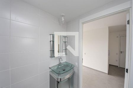 Banheiro de kitnet/studio para alugar com 1 quarto, 30m² em Jardim Independência , São Paulo