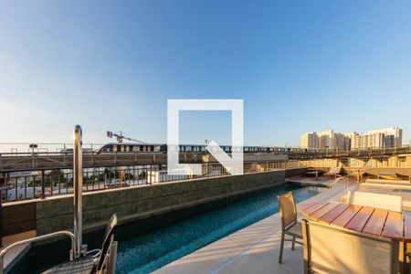 Área comum - Piscina de kitnet/studio para alugar com 1 quarto, 30m² em Jardim Independência , São Paulo
