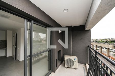 Varanda de kitnet/studio para alugar com 1 quarto, 30m² em Jardim Independência (são Paulo), São Paulo