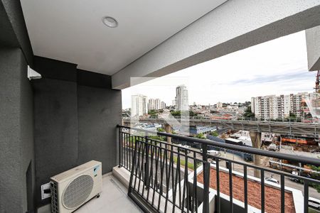 Varanda de kitnet/studio para alugar com 1 quarto, 30m² em Jardim Independência (são Paulo), São Paulo