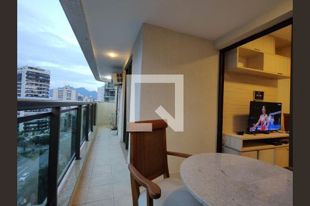 Varanda da Sala de apartamento para alugar com 3 quartos, 72m² em Jacarepaguá, Rio de Janeiro