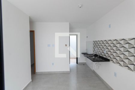 Sala/Cozinha de apartamento à venda com 2 quartos, 33m² em Vila Paranagua, São Paulo