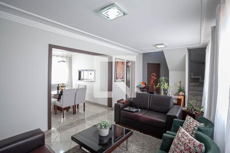 Sala 1 de apartamento à venda com 5 quartos, 220m² em Liberdade, Belo Horizonte