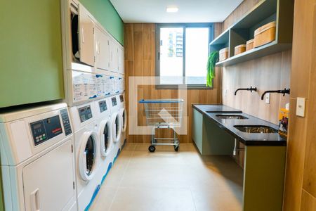 Studio para alugar com 26m², 1 quarto e sem vaga Studio para alugar com 26m², 1 quarto e sem vagaÁrea comum - Lavanderia