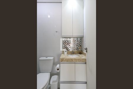 Banheiro de kitnet/studio à venda com 1 quarto, 33m² em Vila Dom Pedro Ii, São Paulo
