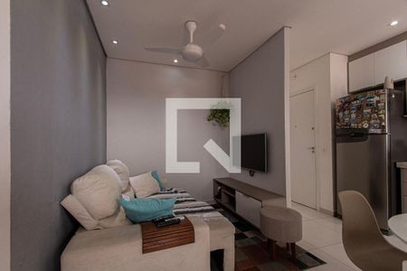 Sala de apartamento para alugar com 2 quartos, 47m² em Vila Carvalho, Sorocaba