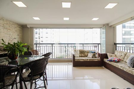 Varanda da Sala de apartamento para alugar com 3 quartos, 155m² em Belenzinho, São Paulo