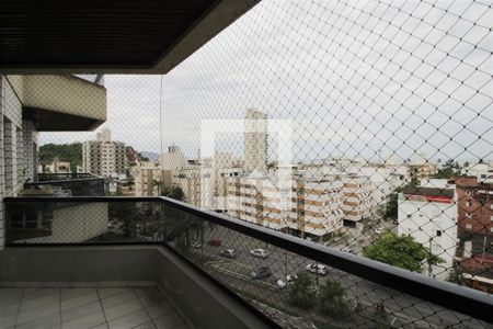 Varanda da Sala de apartamento para alugar com 3 quartos, 71m² em Vila Julia, Guarujá