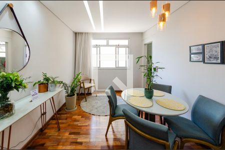 Sala de apartamento à venda com 3 quartos, 66m² em Jardim América, Belo Horizonte