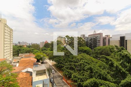 Vista da Varanda de kitnet/studio à venda com 1 quarto, 31m² em Pinheiros, São Paulo