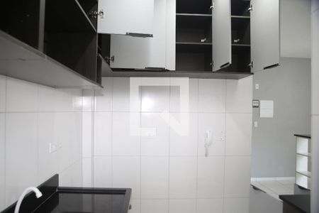 Cozinha de apartamento para alugar com 2 quartos, 50m² em Nova Mirim, Praia Grande